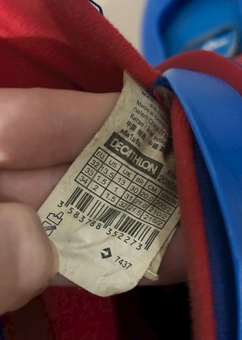 Beden Renk Decathlon Kaykay Patenleri Velcro Bantlı 32-34 numara