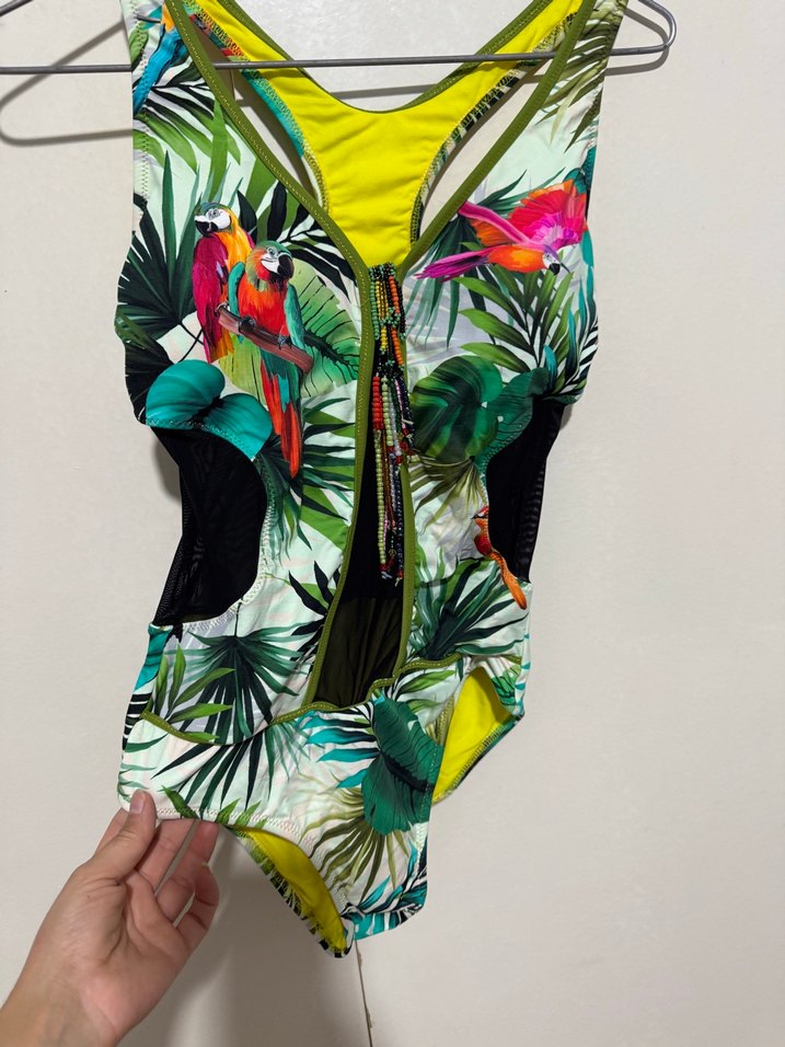 Bonesta Transparan tül ve boncuk detaylı mayo - Görsel 2