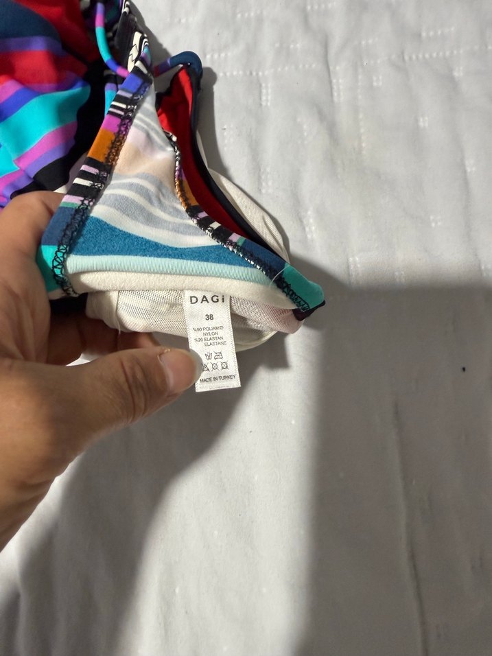 Dagi boyundan bağlamalı mayokini - Görsel 3