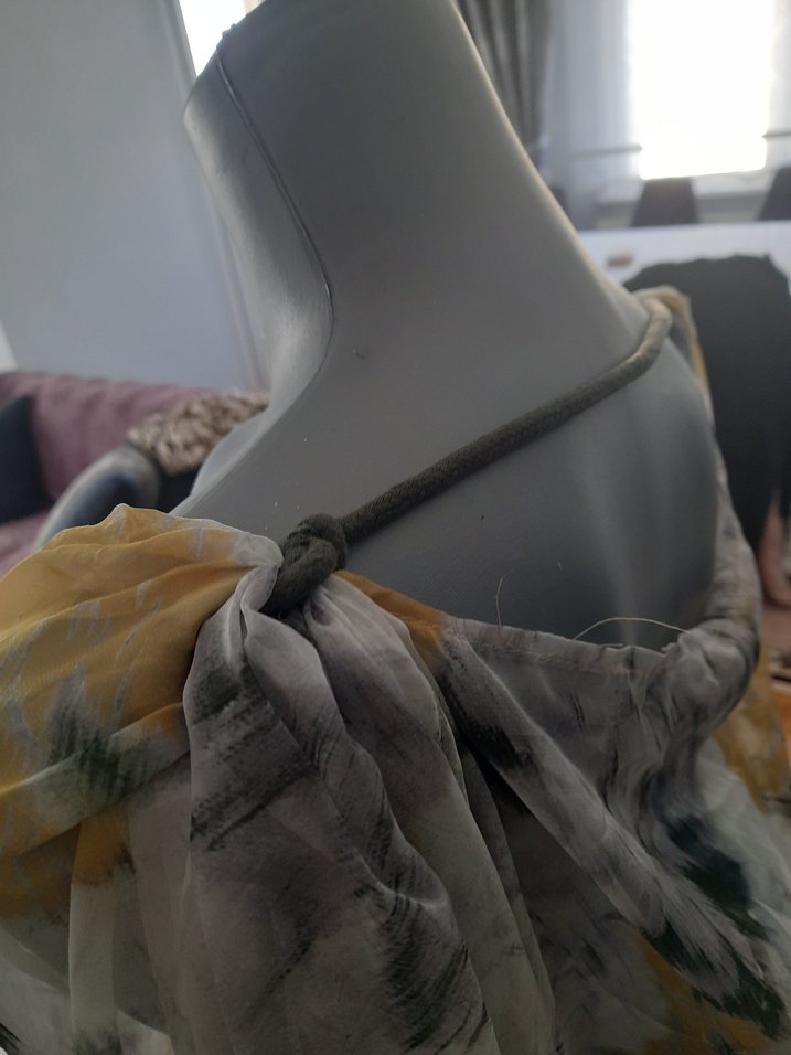 transparan pareo elbise - Görsel 4