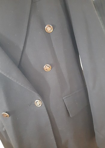 Siyah Erkek Kruvaze Ceket - Görsel 2