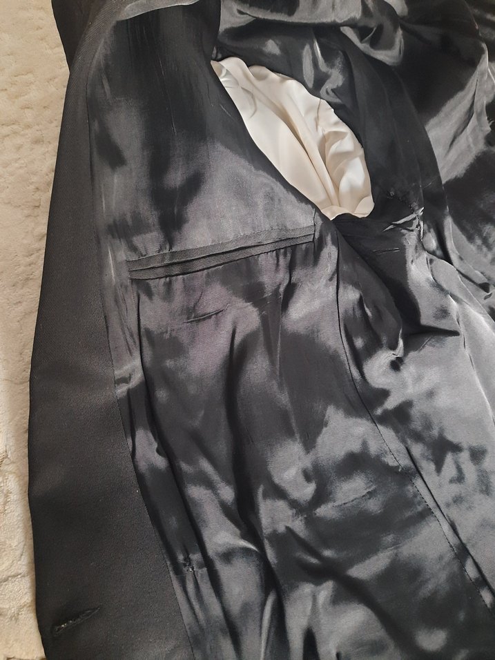 Siyah Erkek Kruvaze Ceket - Görsel 3