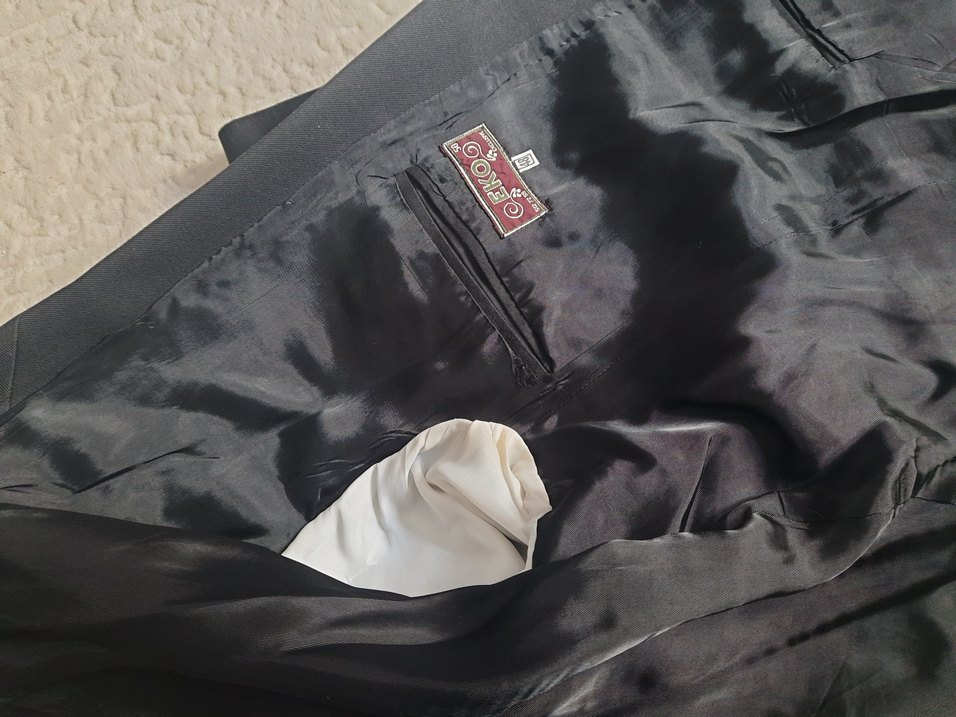 Siyah Erkek Kruvaze Ceket - Görsel 4