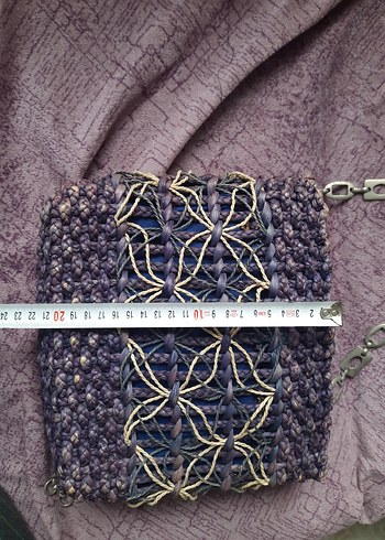 Zincir Detaylı Hasır Kadın Çanta - Görsel 5