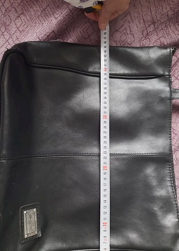 Siyah Deri Tokalı Kadın Omuz Çantası##Bavul Çanta ## - Görsel 7