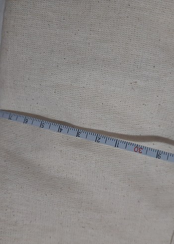 Bej Keten Kadın Çanta - Görsel 4