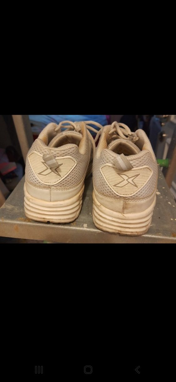 Beyaz Bağcıklı Kadın Spor Ayakkabı - Görsel 3