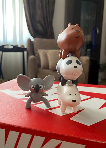 Sevimli Ayı ve Koala Figürleri burger kıng oyuncak