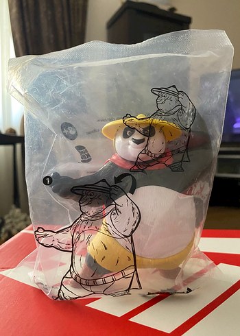 Kung Fu Panda Figürü burger kıng oyuncak