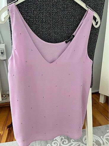 xs Beden Massimo dutti taşlı bluz