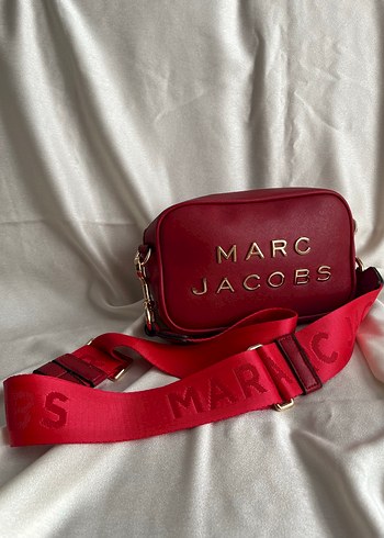 Kırmızı Marc Jacobs Deri Kadın Çapraz Çanta