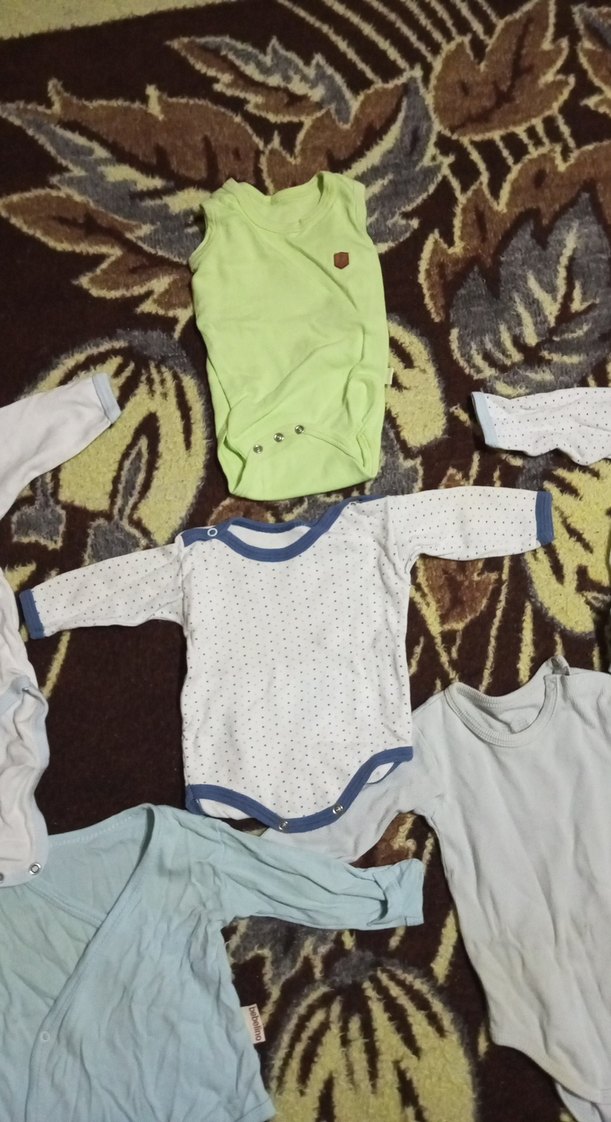 Beyaz Baskılı Askısız Erkek Bebek Body 7li fiyat - Görsel 3