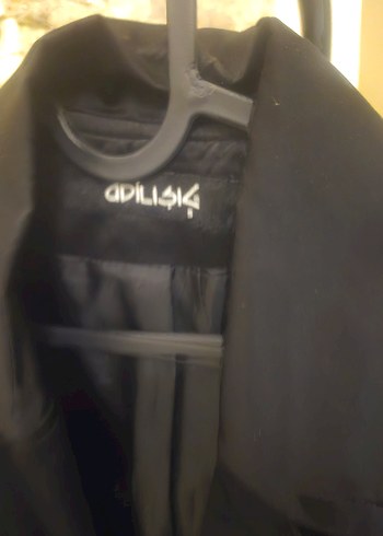 ADİL IŞIK Siyah Kadın i Trençkot Düğmeli - Görsel 2