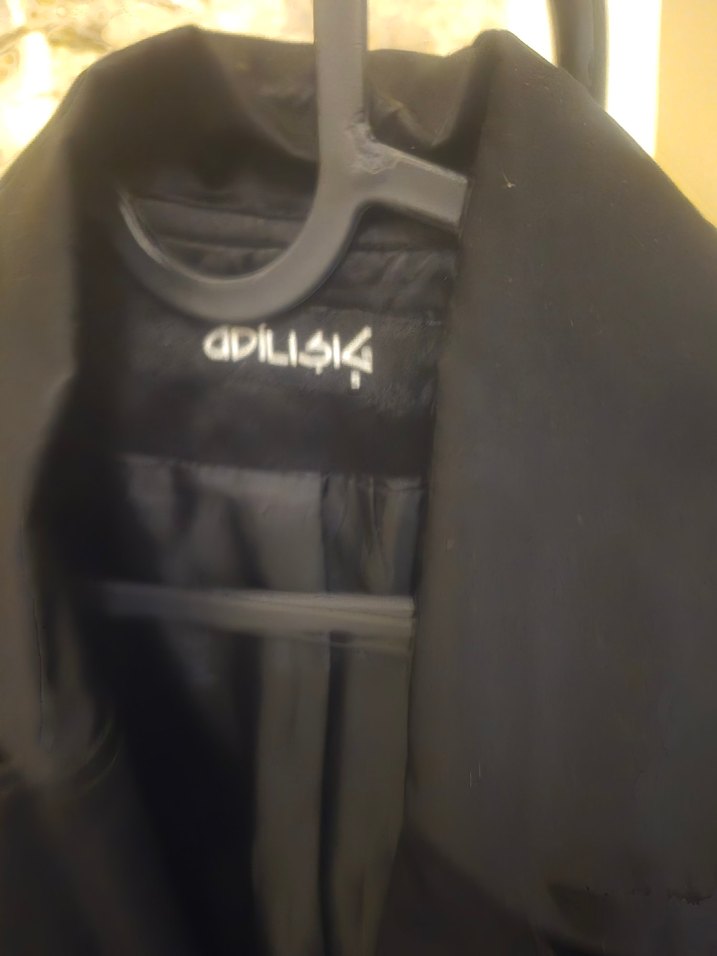 ADİL IŞIK Siyah Kadın i Trençkot Düğmeli - Görsel 2