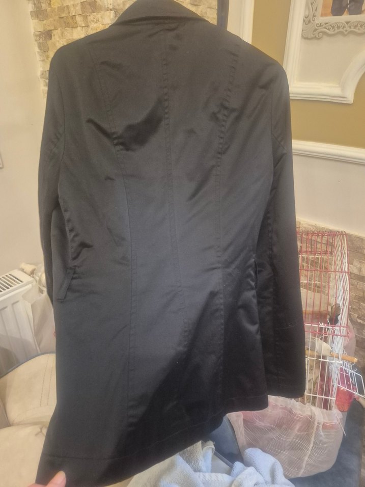 ADİL IŞIK Siyah Kadın i Trençkot Düğmeli - Görsel 4