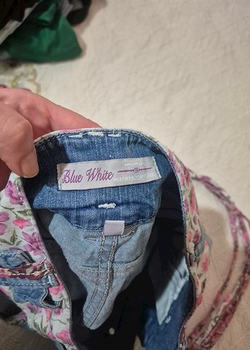 Kadın Pembe Bağlamalı Bol Kesim Denim Şort - Görsel 5