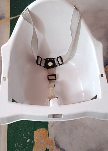 Renkli Desenli Beyaz Mama Sandalyesi - Görsel 4