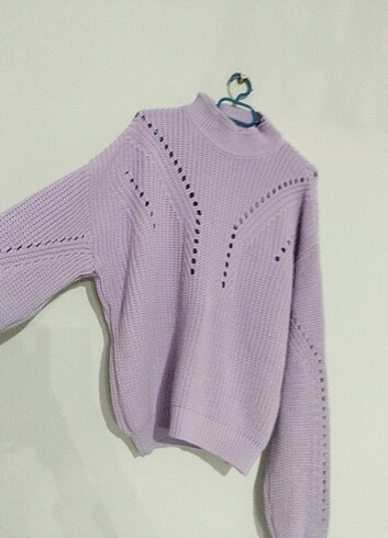 Trendyol & Milla Trendyol lila oversize kazak
