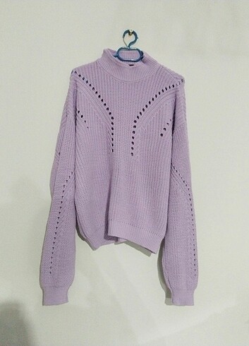 s Beden mor Renk Trendyol lila oversize kazak
