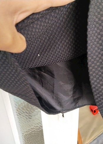 Siyah V Yakalı Midi ofis elbisesi - Görsel 3