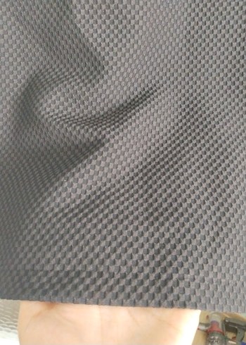 Siyah V Yakalı Midi ofis elbisesi - Görsel 5