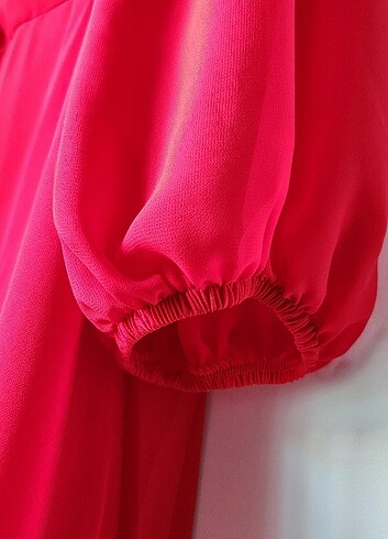 Trendyol & Milla Kırmızı Dizaltı Elbise