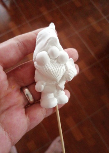 Mudo Concept Beyaz Havuçlu Pastel Figürin