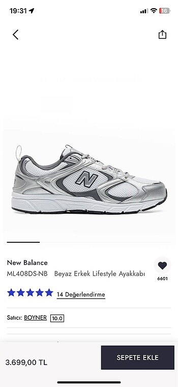 New Balance New Balance Erkek Spor Ayakkabı