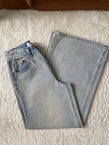 xs Beden Stradivarius Wide Leg Jean