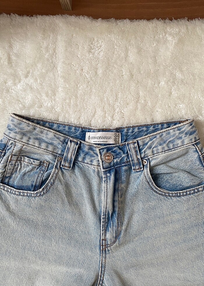 Stradivarius Wide Leg Jean - Görsel 4