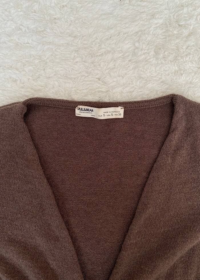 Pull&Bear Crop Kazak - Görsel 2