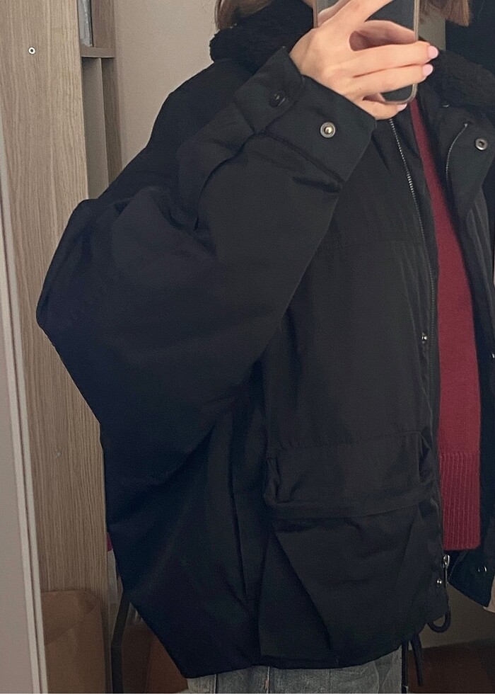 Zara Oversize Mont - Görsel 3