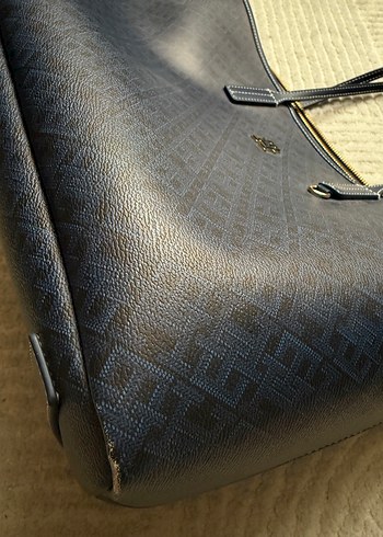 Tommy Hilfiger Lacivert Kadın Tote Çanta - Görsel 7