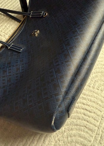 Tommy Hilfiger Lacivert Kadın Tote Çanta - Görsel 6