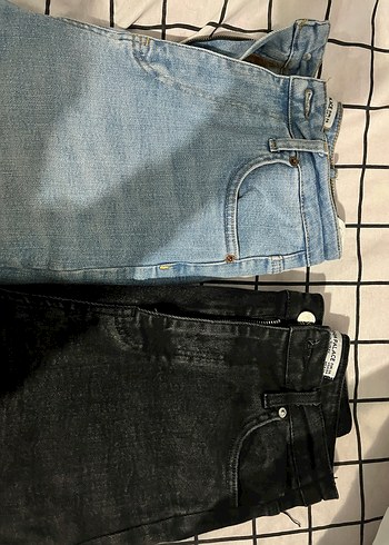 Kadın Lacivert ve Açık Mavi Denim Jean - Görsel 3