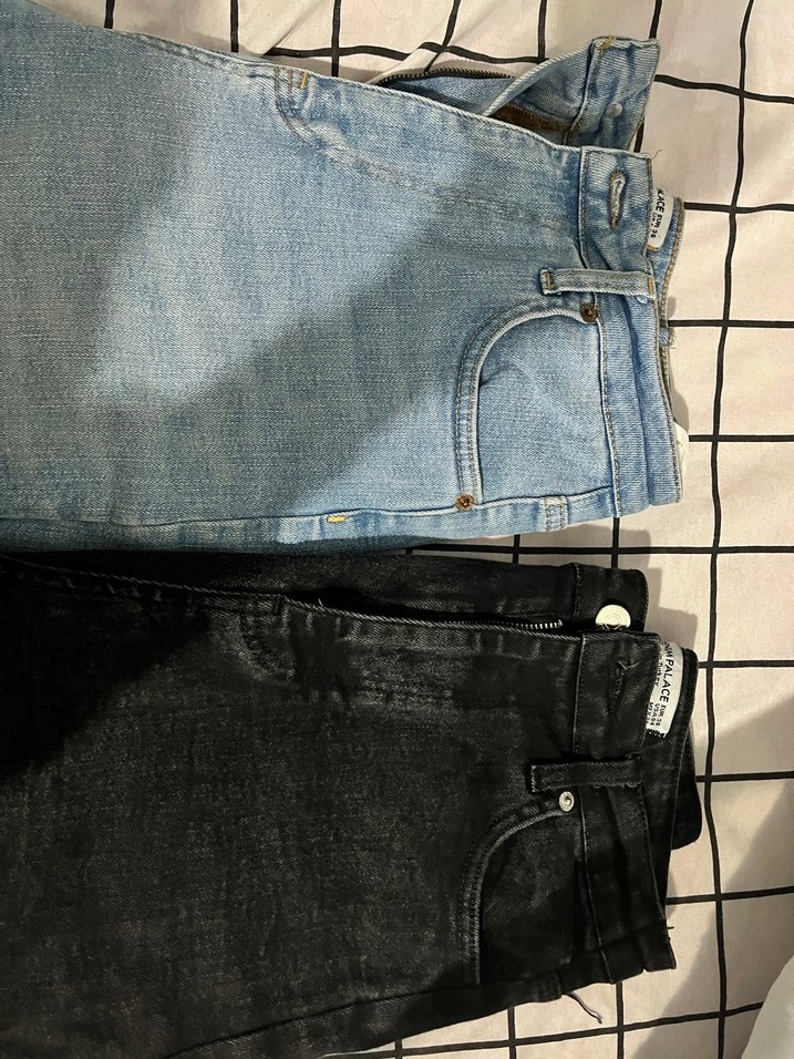 Kadın Lacivert ve Açık Mavi Denim Jean - Görsel 3
