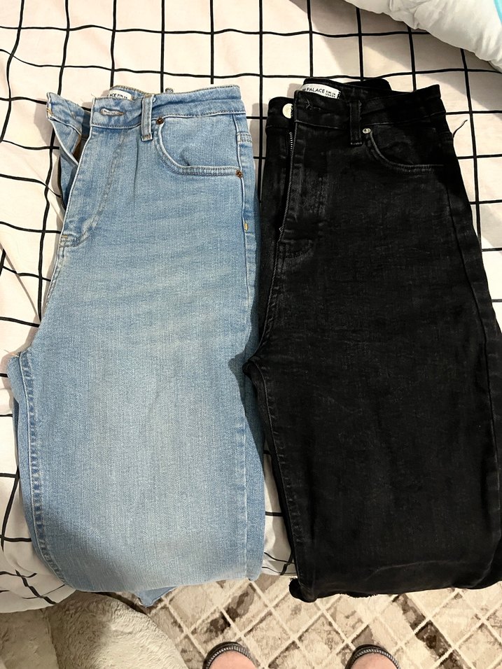 Kadın Lacivert ve Açık Mavi Denim Jean - Görsel 2