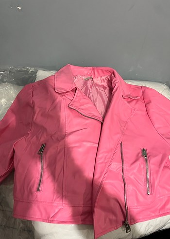 Kısa deri ceket - Görsel 4