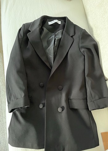 Siyah Kadın Blazer Ceket - Görsel 4