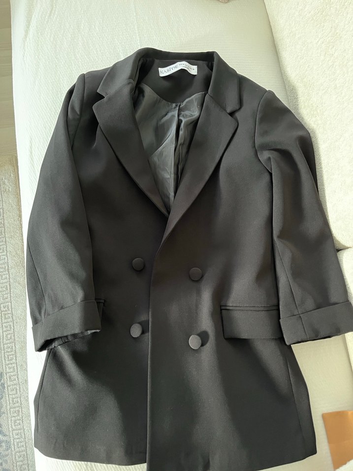 Siyah Kadın Blazer Ceket - Görsel 4