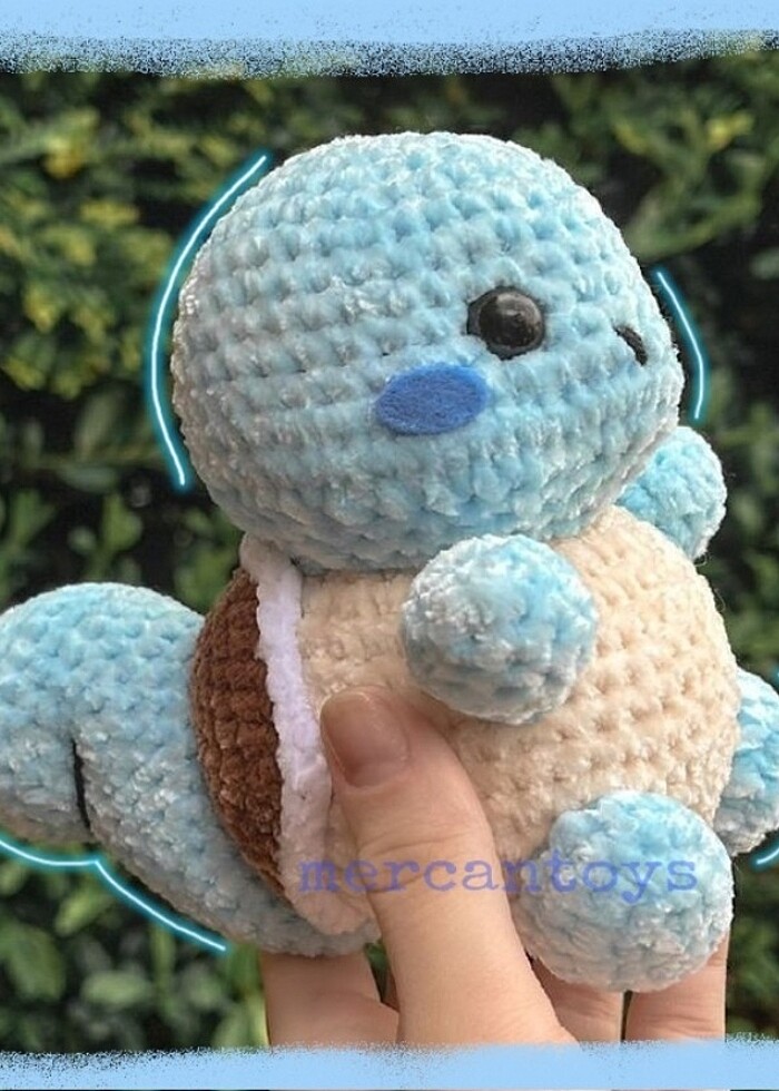 Pokemon Pikaçu Amigurumi Peluş Oyuncak - Görsel 3