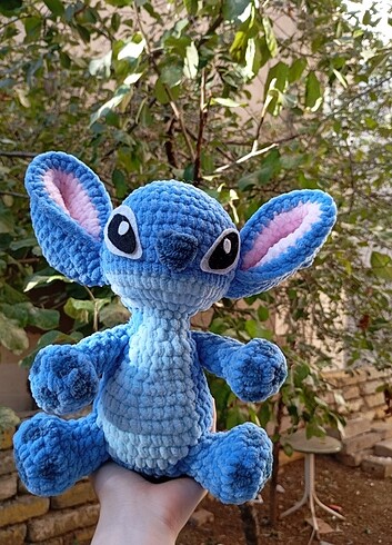 Lilo ve Stitch peluş uyku arkadaşı çizgifilm amigurumi - Görsel 3