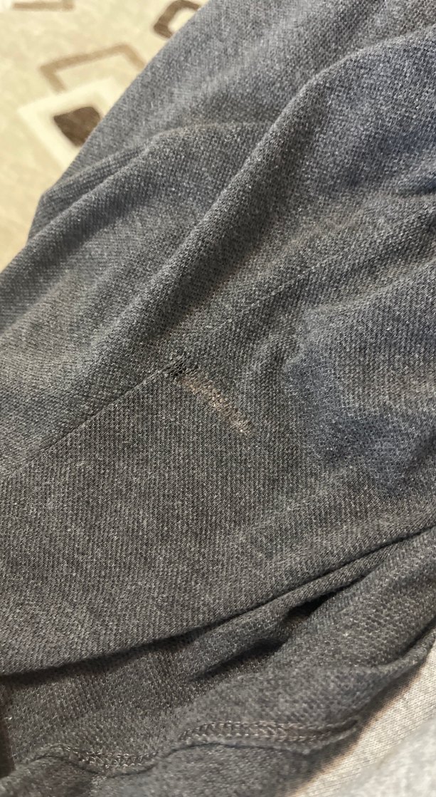 Gri Keten Kumaşlı Uzun Kollu Kadın Kazak - Görsel 2