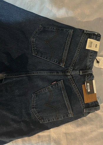 Levis Orjinal Kadın Lacivert Düğmeli Kot Pantolon - Görsel 4