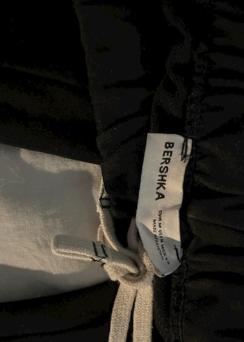 Bershka Kadın Siyah Rahat Kesim Sweatpant - Görsel 3