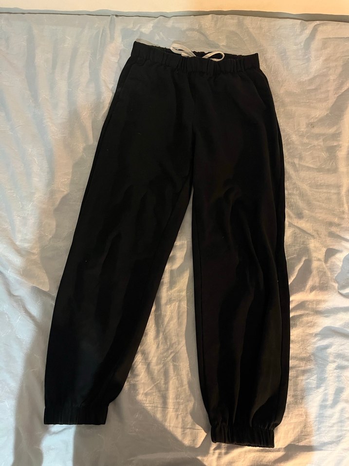 Bershka Kadın Siyah Rahat Kesim Sweatpant - Görsel 2