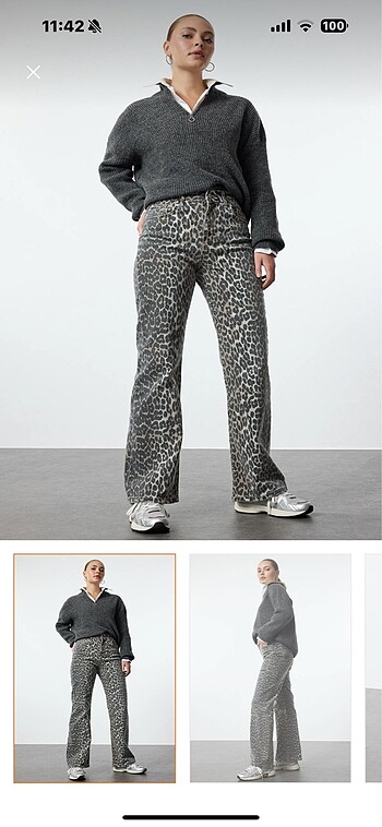 Milla leopar pantolon