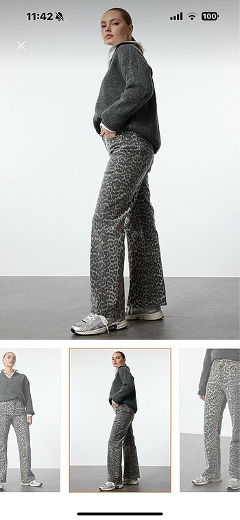 Trendyol & Milla Milla leopar pantolon