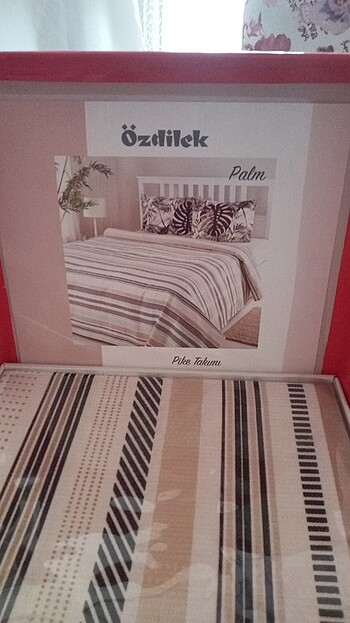 Özdilek hiç kullanılmamış pike takımı