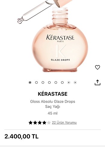 Diğer Kérastase Gloss Absolu saç yağı